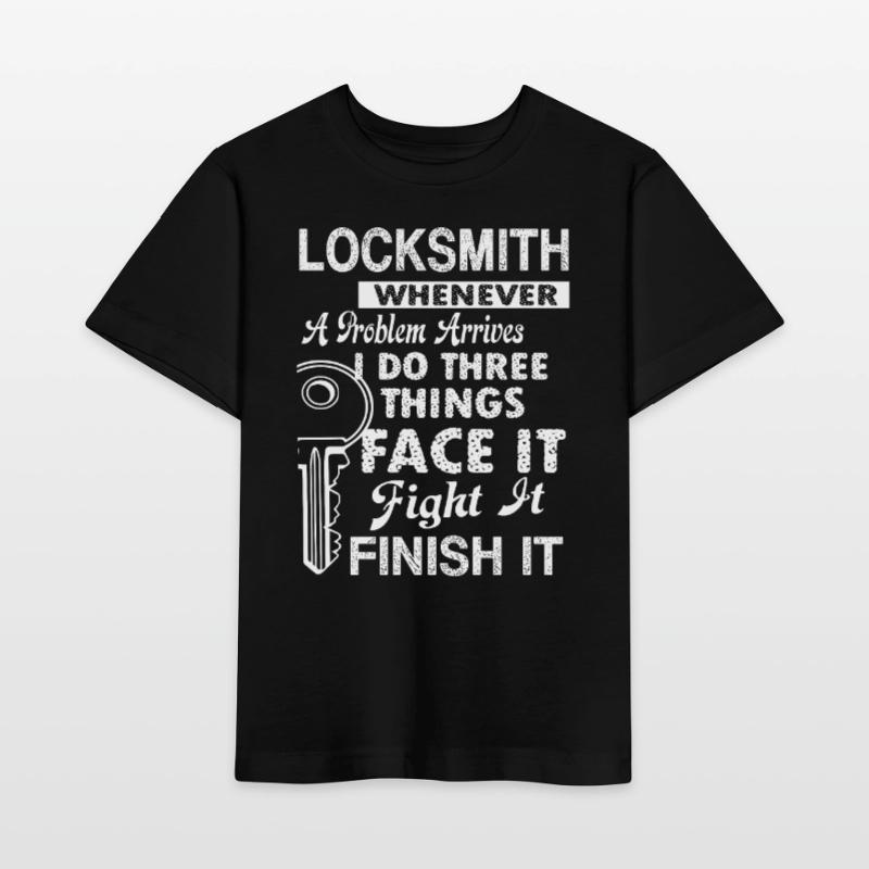 Locksmith Locksmith Solves Problem Stanley/Stella MINI CREATOR Kids’ T-Shirt