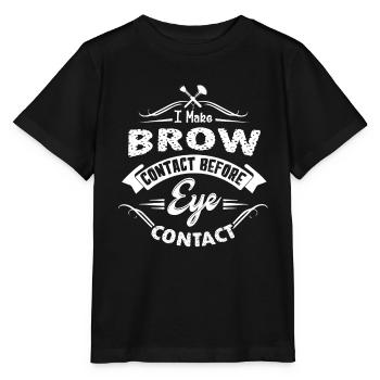 Makeup Artist I Make Brow Contact - Stanley/Stella MINI CREATOR Kids’ T-Shirt - black - Front - Mikhail (115cm)