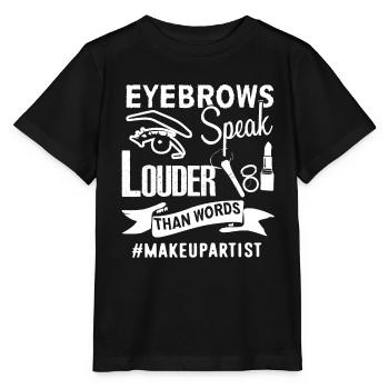 Makeup Artist Makeup Artist Hashtag - Stanley/Stella MINI CREATOR Kids’ T-Shirt - black - Front - Mikhail (115cm)
