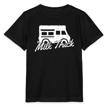 Cow Milk Milk Wagon - Stanley/Stella MINI CREATOR Kids’ T-Shirt - black - Front - Mikhail (115cm)