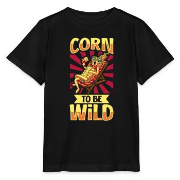 Drôle d’agriculteur Drôle de tracteur agricole Vie à la campagne - T-shirt bio MINI CREATOR Stanley/Stella Enfant - noir - Devant - Mikhail (115cm)