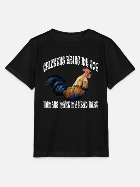 Hühner Farm - Stanley/Stella Kinder T-Shirt MINI CREATOR - Schwarz