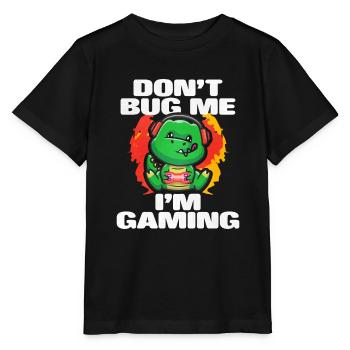 Gaming Gaming Computer Games Gift - Stanley/Stella MINI CREATOR Kids’ T-Shirt - black - Front - Mikhail (115cm)