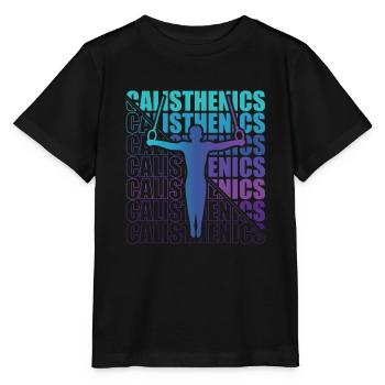Calisthenics Street Workout Gymnastics Fitness - Stanley/Stella MINI CREATOR Kids’ T-Shirt - black - Front - Mikhail (115cm)