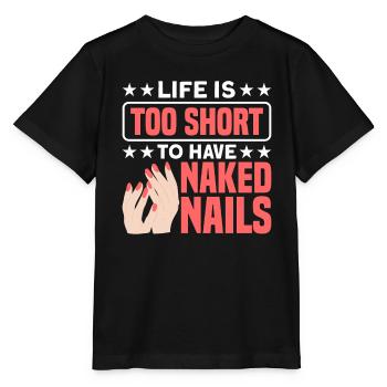 Nail Polish Nail Design Manicure Nail Studio Nails - Stanley/Stella MINI CREATOR Kids’ T-Shirt - black - Front - Mikhail (115cm)