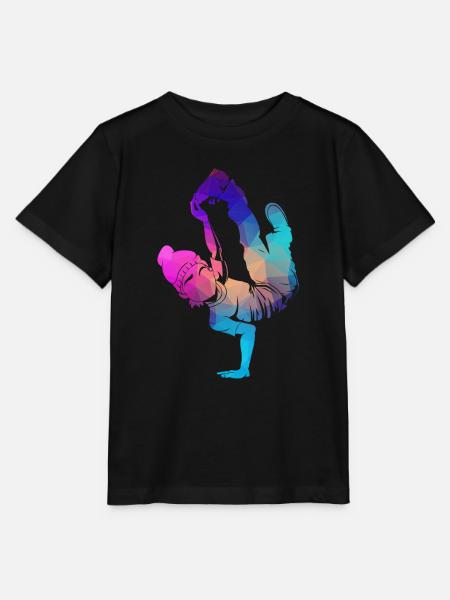 Breakdance B-Boy Breaker Breakdancer B-Girl HipHop - Stanley/Stella Kinder T-Shirt MINI CREATOR  - Schwarz