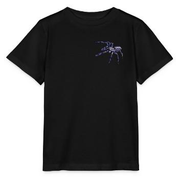 Tarentule I Tarantula Terrarium motif pour - T-shirt bio MINI CREATOR Stanley/Stella Enfant - noir - Devant - Mikhail (115cm)