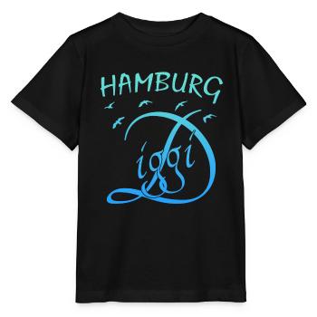 Hamburg - Stanley/Stella Kinder T-Shirt MINI CREATOR  - Schwarz - Vorne - Mikhail (115cm)