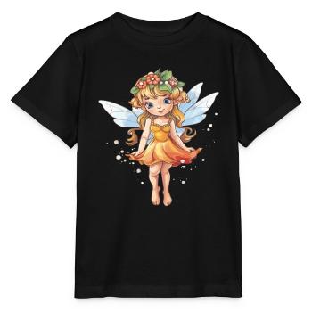 Little Fairy Fairy Fairy Magic - Stanley/Stella MINI CREATOR Kids’ T-Shirt - black - Front - Mikhail (115cm)