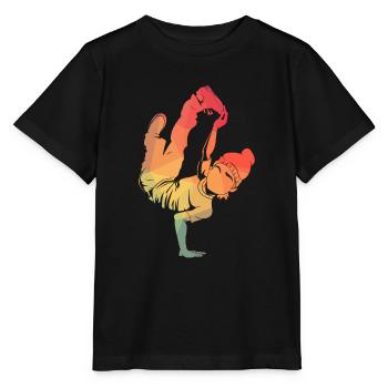 Hip Hop breakdance Danse - T-shirt bio MINI CREATOR Stanley/Stella Enfant - noir - Devant - Mikhail (115cm)