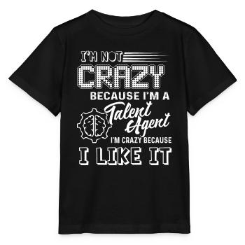 Talent Agent Crazy Talent Agent - Stanley/Stella MINI CREATOR Kids’ T-Shirt - black - Front - Mikhail (115cm)