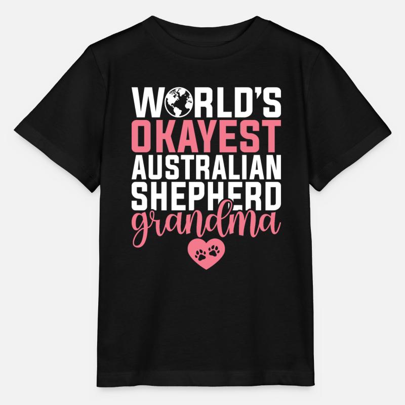 Australian Shepherd Geschenke - Stanley/Stella Kinder T-Shirt MINI CREATOR  - Schwarz