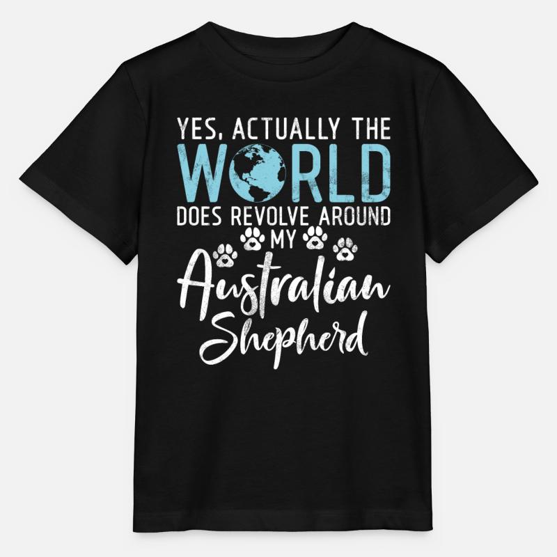Australian Shepherd Geschenke - Stanley/Stella Kinder T-Shirt MINI CREATOR  - Schwarz
