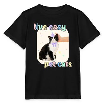 Cat Memes - Bad Luck Pet Cats - Stanley/Stella MINI CREATOR Kids’ T-Shirt - black - Front - Mikhail (115cm)