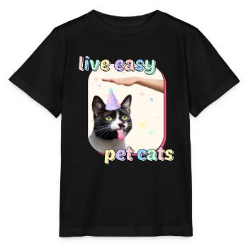 Cat Memes - Bad Luck Pet Cats - Stanley/Stella MINI CREATOR Kids’ T-Shirt - black - Front - Mikhail (115cm)
