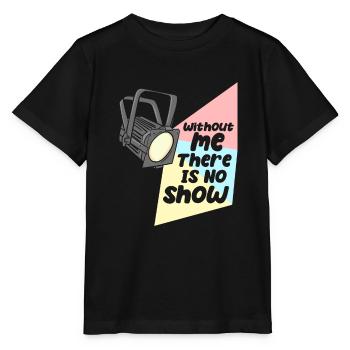 Technicien d’éclairage Pas de spectacle sans moi - T-shirt bio MINI CREATOR Stanley/Stella Enfant - noir - Devant - Mikhail (115cm)