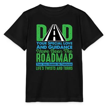 Fête des pères papa amour spécial leadership papa papa - T-shirt bio MINI CREATOR Stanley/Stella Enfant - noir - Devant - Mikhail (115cm)