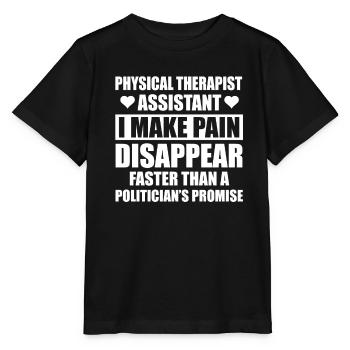 Physiotherapist - Stanley/Stella MINI CREATOR Kids’ T-Shirt - black - Front - Mikhail (115cm)