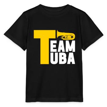 Tuba Tuba lecteur - T-shirt bio MINI CREATOR Stanley/Stella Enfant - noir - Devant - Mikhail (115cm)