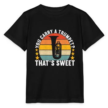 Tuba Tuba lecteur - T-shirt bio MINI CREATOR Stanley/Stella Enfant - noir - Devant - Mikhail (115cm)