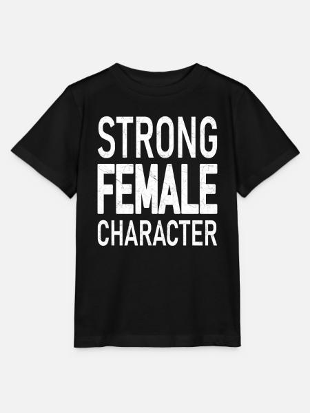 Caractère féminin fort - Stanley/Stella T-shirt MINI CREATOR til børn - sort