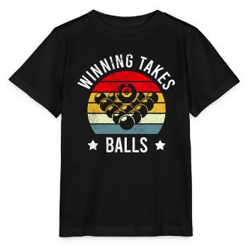 Billard Billard Billard Club de billard Club de billard - T-shirt bio MINI CREATOR Stanley/Stella Enfant - noir - Devant - Mikhail (115cm)