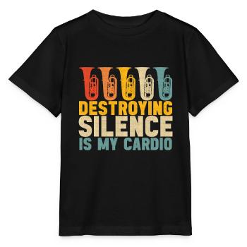 Tuba Tuba lecteur - T-shirt bio MINI CREATOR Stanley/Stella Enfant - noir - Devant - Mikhail (115cm)