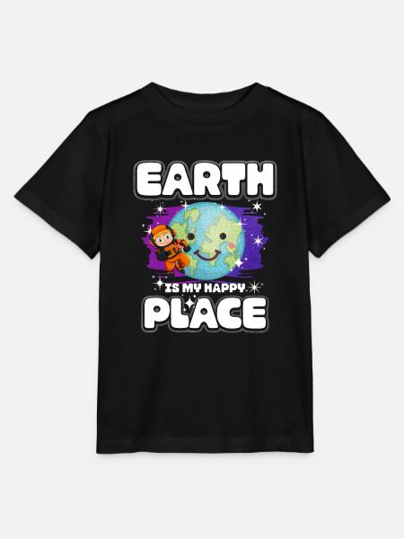 Erde Planet Geschenk - Stanley/Stella Kinder T-Shirt MINI CREATOR - Schwarz
