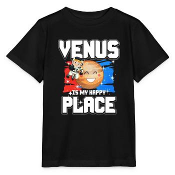 Venus Planet Geschenk - Stanley/Stella Kinder T-Shirt MINI CREATOR  - Schwarz - Vorne - Mikhail (115cm)