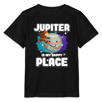 Jupiter Planet Geschenk - Stanley/Stella Kinder T-Shirt MINI CREATOR  - Schwarz - Vorne - Mikhail (115cm)