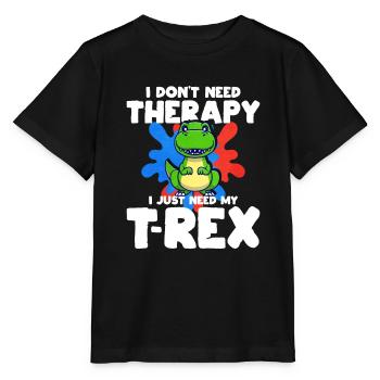 T-Rex - T-shirt bio MINI CREATOR Stanley/Stella Enfant - noir - Devant - Mikhail (115cm)