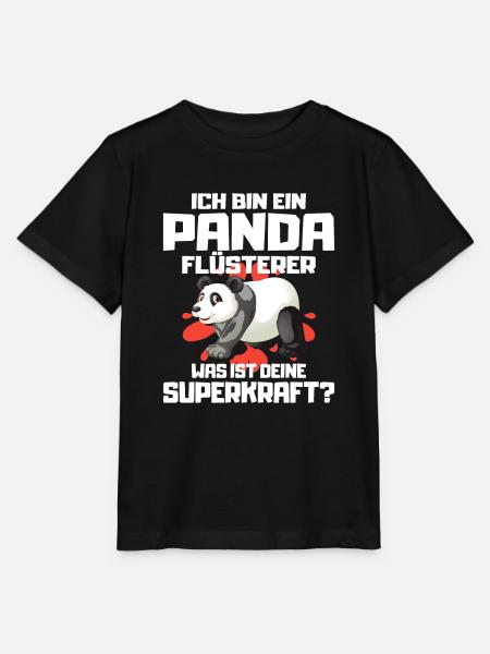 Panda - Stanley/Stella Kinder T-Shirt MINI CREATOR - Schwarz