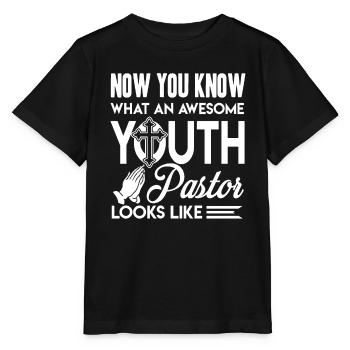 Pastor Awesome Pastor Looks Like - Stanley/Stella MINI CREATOR Kids’ T-Shirt - black - Front - Mikhail (115cm)
