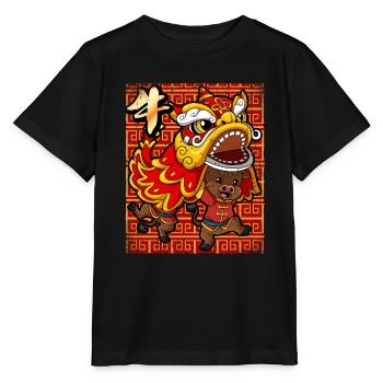 Jahr Des Ochsens Mondneujahrsfest Chinesisches - Stanley/Stella Kinder T-Shirt MINI CREATOR  - Schwarz - Vorne - Mikhail (115cm)