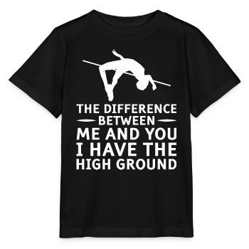 Saut à la perche Saut à la perche Athlétisme - T-shirt bio MINI CREATOR Stanley/Stella Enfant - noir - Devant - Mikhail (115cm)