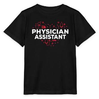 Assistant médical - T-shirt bio MINI CREATOR Stanley/Stella Enfant - noir - Devant - Mikhail (115cm)