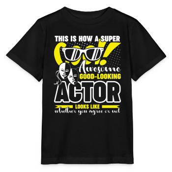 Actor Awesome Actor Looks Like - Stanley/Stella MINI CREATOR Kids’ T-Shirt - black - Front - Mikhail (115cm)