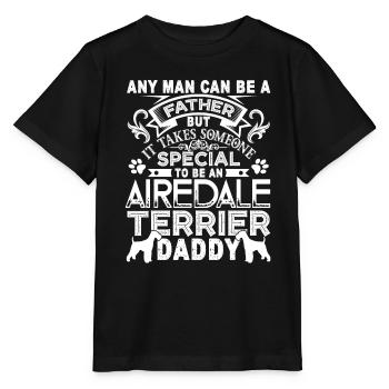 Airedale Terrier Airedale Terrier Daddy - Stanley/Stella MINI CREATOR Kids’ T-Shirt - black - Front - Mikhail (115cm)