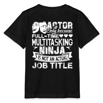 Actor Actor Job Title - Stanley/Stella MINI CREATOR Kids’ T-Shirt - black - Front - Mikhail (115cm)