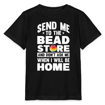Perle Perle Broderie Bijoutier Fabricant de bijoux - T-shirt bio MINI CREATOR Stanley/Stella Enfant - noir - Devant - Mikhail (115cm)