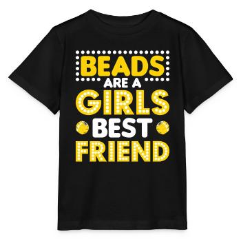 Perle Perle Broderie Bijoutier Fabricant de bijoux - T-shirt bio MINI CREATOR Stanley/Stella Enfant - noir - Devant - Mikhail (115cm)