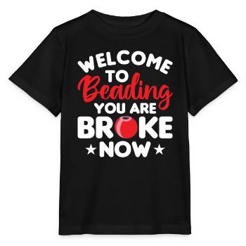 Beaded Beadwork Jeweller Jewellery Maker - Stanley/Stella MINI CREATOR Kids’ T-Shirt - black - Front - Mikhail (115cm)