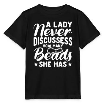 Beaded Beadwork Jeweller Jewellery Maker - Stanley/Stella MINI CREATOR Kids’ T-Shirt - black - Front - Mikhail (115cm)