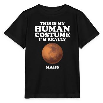 Mars - Stanley/Stella Kinder T-Shirt MINI CREATOR  - Schwarz - Vorne - Mikhail (115cm)