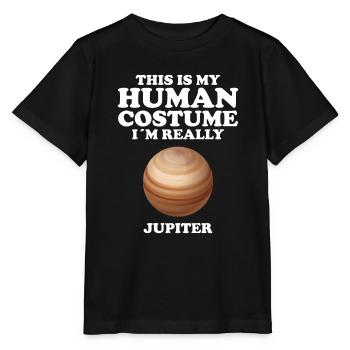 Jupiter - Stanley/Stella Kinder T-Shirt MINI CREATOR  - Schwarz - Vorne - Mikhail (115cm)