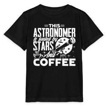 Astronomer Astronomer Fueled By Stars - Stanley/Stella MINI CREATOR Kids’ T-Shirt - black - Front - Mikhail (115cm)