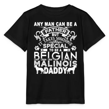 Belgian Malinois Belgian Malinois Daddy - Stanley/Stella MINI CREATOR Kids’ T-Shirt - black - Front - Mikhail (115cm)