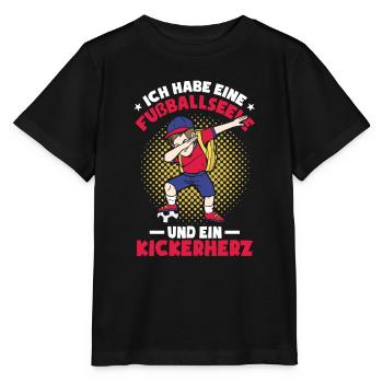 Fußball Kinder Sprüche - Stanley/Stella Kinder T-Shirt MINI CREATOR  - Schwarz - Vorne - Mikhail (115cm)