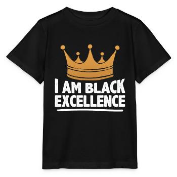 Black Woman African American Pride - Stanley/Stella MINI CREATOR Kids’ T-Shirt - black - Front - Mikhail (115cm)