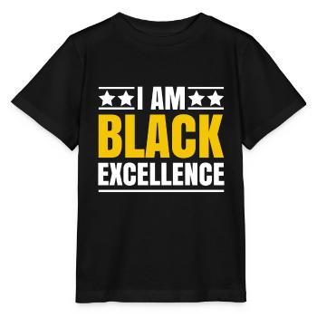 Black Woman African American Pride - Stanley/Stella MINI CREATOR Kids’ T-Shirt - black - Front - Mikhail (115cm)